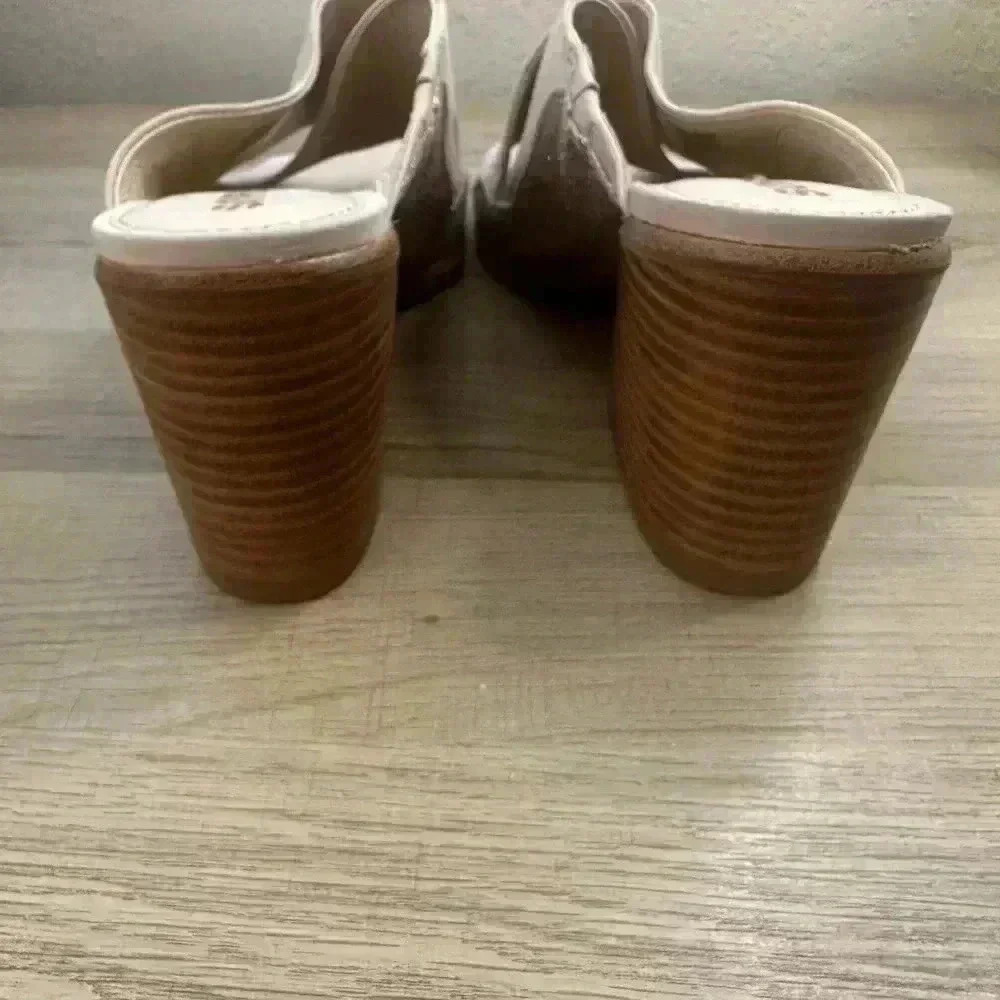 SOREL Nadia Slip-on Mule Chunky Block Heels Sandal - Women's 9 1/2 - Picture 7 of 9
